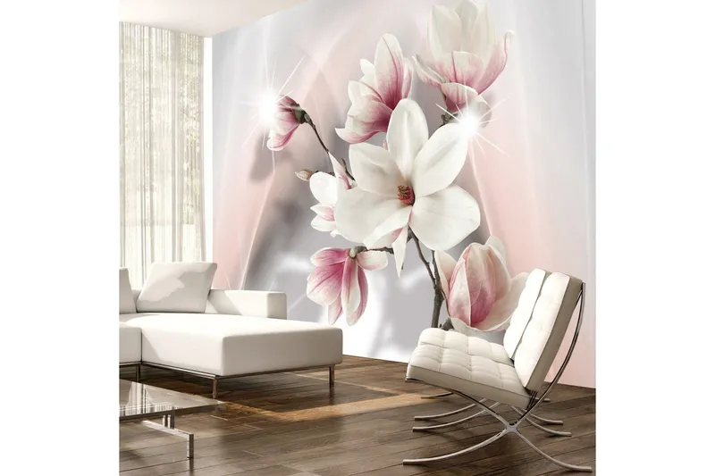 Fototapet White Magnolias 200x140 - Artgeist sp. z o. o. — Artgeist sp. z o. o.