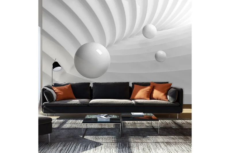 Fototapet White Symmetry 400x280 - Artgeist sp. z o. o. — Artgeist sp. z o. o.