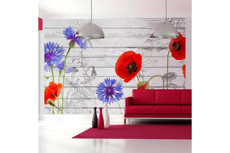 Fototapet Wildflowers 250x175 - Artgeist sp. z o. o. — Artgeist sp. z o. o.
