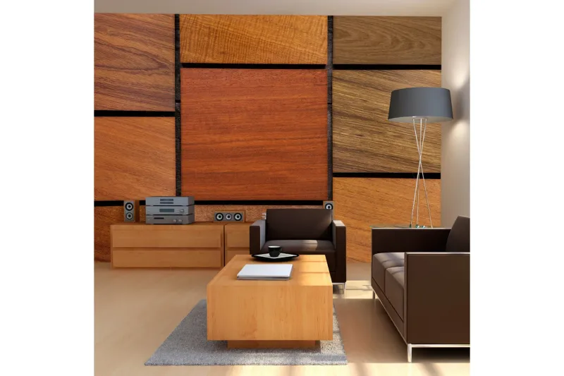 Fototapet Wooden Cubes 300x210 - Artgeist sp. z o. o. (Art.nr 329087) — Artgeist sp. z o. o.
