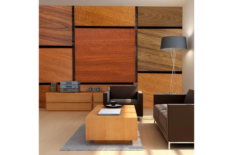 Fototapet Wooden Cubes 350x245 - Artgeist sp. z o. o. (Art.nr 331352) — Artgeist sp. z o. o.