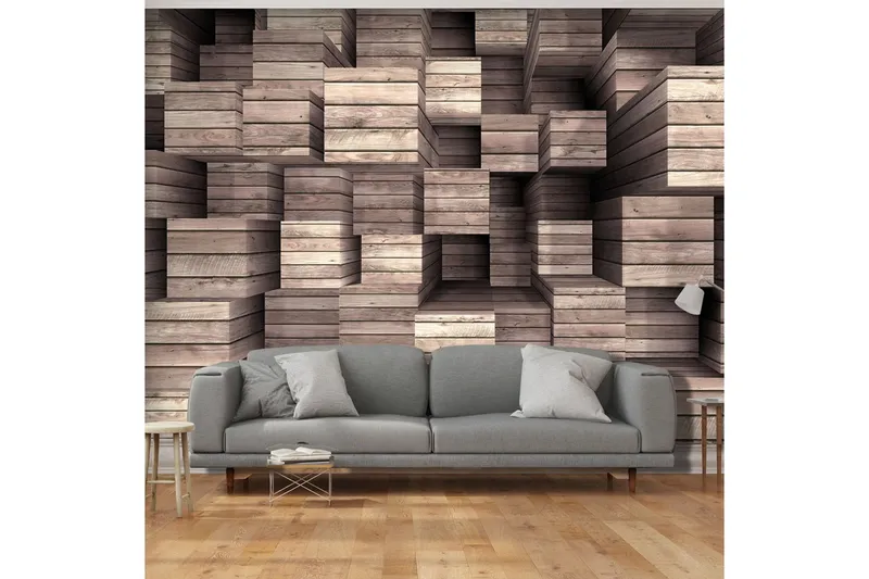 Fototapet Wooden Finesse 300x210 - Artgeist sp. z o. o. — Artgeist sp. z o. o.