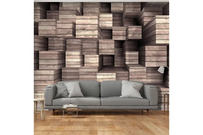 Fototapet Wooden Finesse 350x245 - Artgeist sp. z o. o. — Artgeist sp. z o. o.