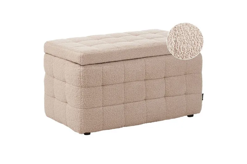 Fotpall Michigan Beige - Beige — Beige