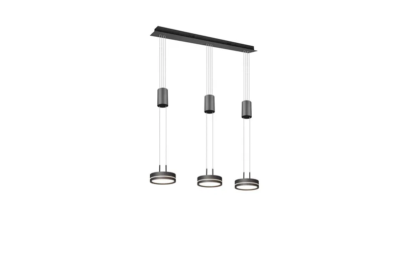 Franklin LED Taklampa 3L antracit - Antracit — Trio Lighting