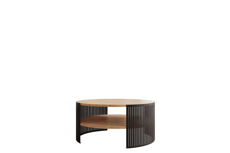 Friend Soffbord 75 cm - Svart/Beige — Svart/Beige