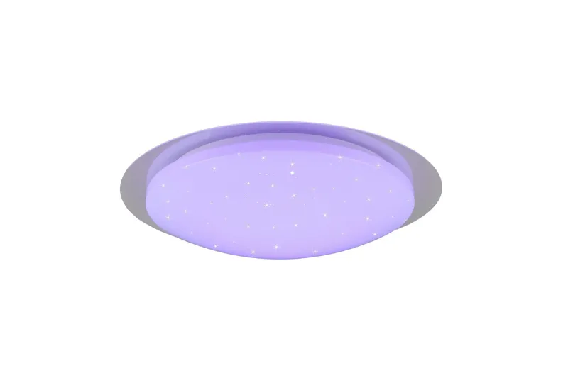 Frodeno H2O LED Plafond 48cm transparent RGBW - transparent — Trio Lighting