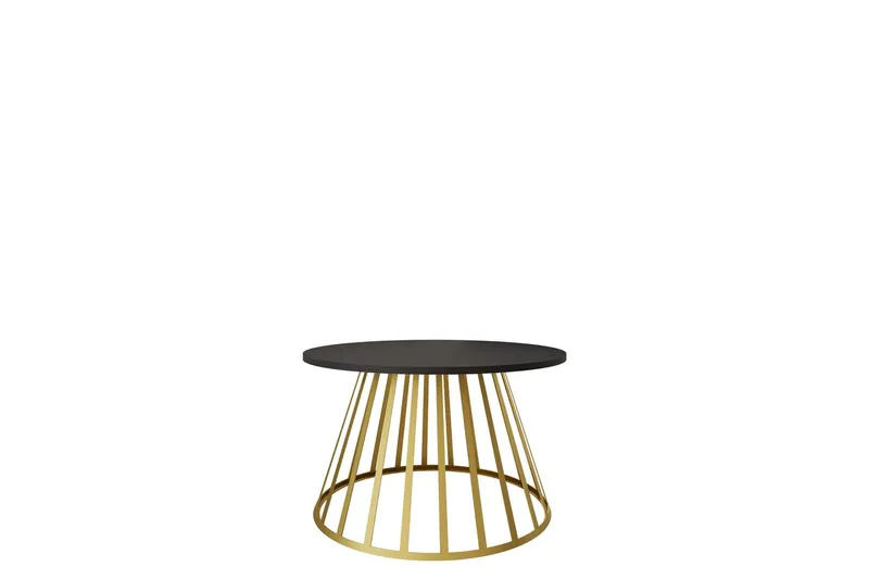Frosty Soffbord 75 cm - Guld/Svart (Art.nr 3067854) — Guld/Svart
