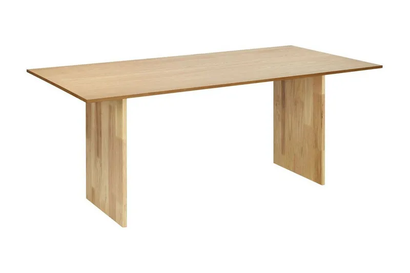 Fyrsil Matbord 90 cm Rektangulär - Ljust trä — Ljust trä