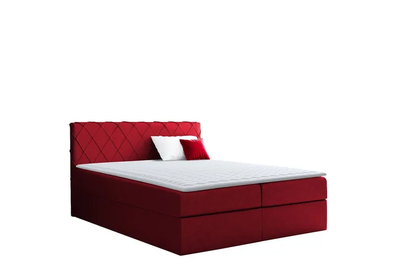 Gabin Sängpaket Kontinentalsäng 160x200 cm - Röd — Röd