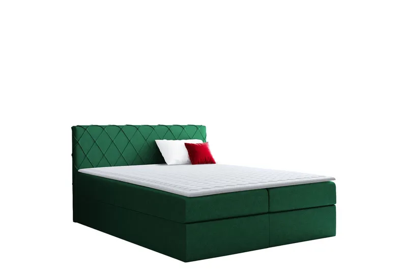 Gabin Sängpaket Kontinentalsäng 200x200 cm - Grön — Grön