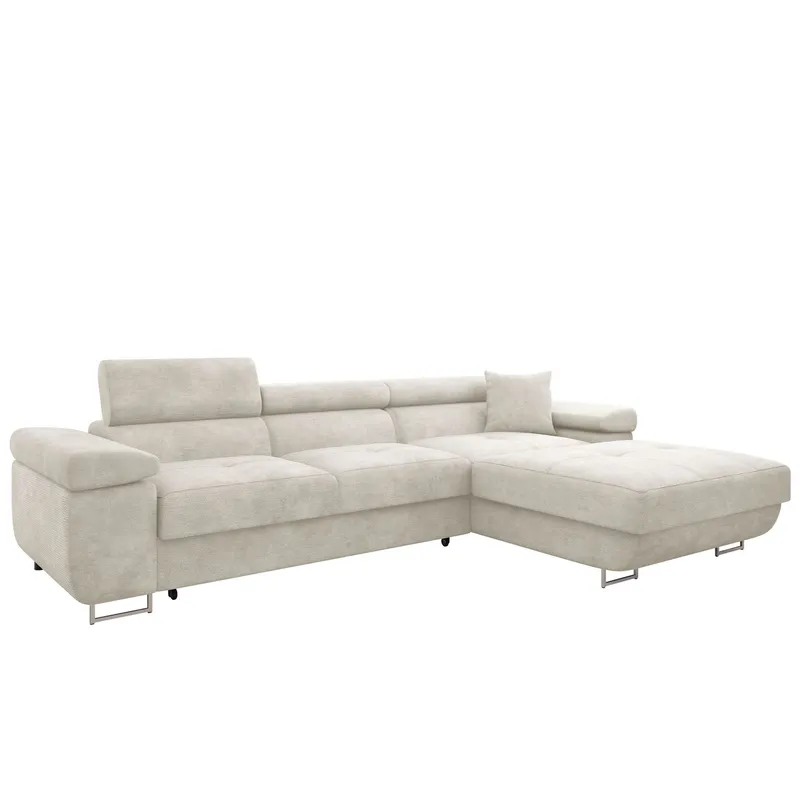 Gabina 3-sits Bäddsoffa med divan - beige (Art.nr 3433772) — beige
