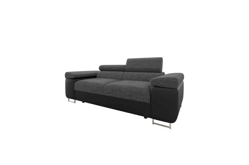 Gabina Soffa 2-sits - Svart/Grå — Svart/Grå