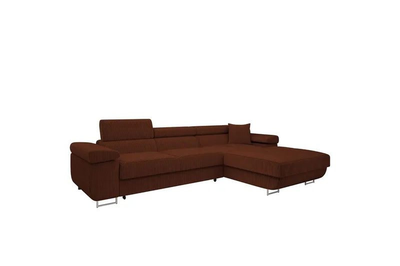 Gabina Soffa med Divan 3-sits - Brun (Art.nr 3069182) — Brun