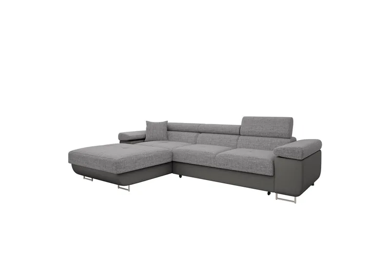 Gabina Soffa med Divan 3-sits - Grå (Art.nr 3069190) — Grå