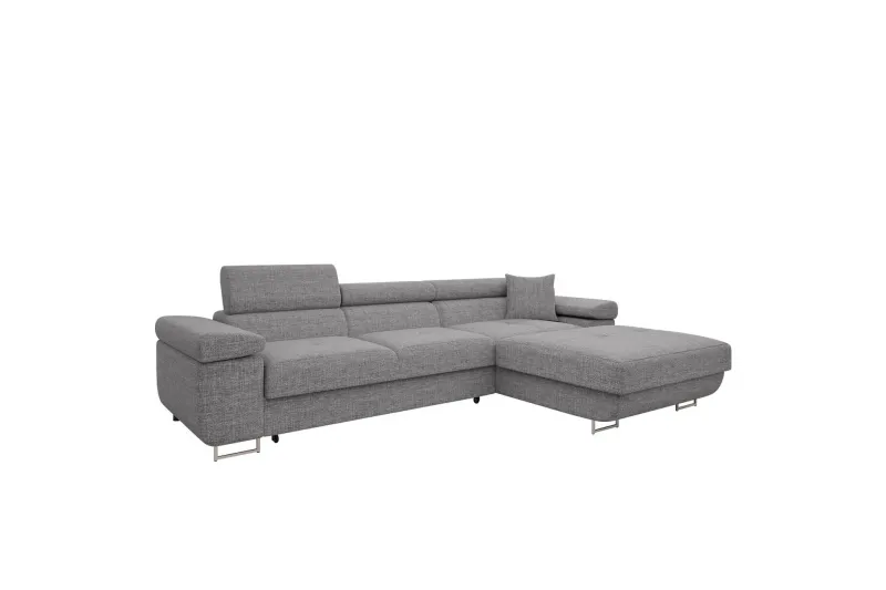 Gabina Soffa med Divan 3-sits - Grå (Art.nr 3069205) — Grå