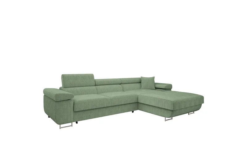 Gabina Soffa med Divan 3-sits - Grön (Art.nr 3069032) — Grön
