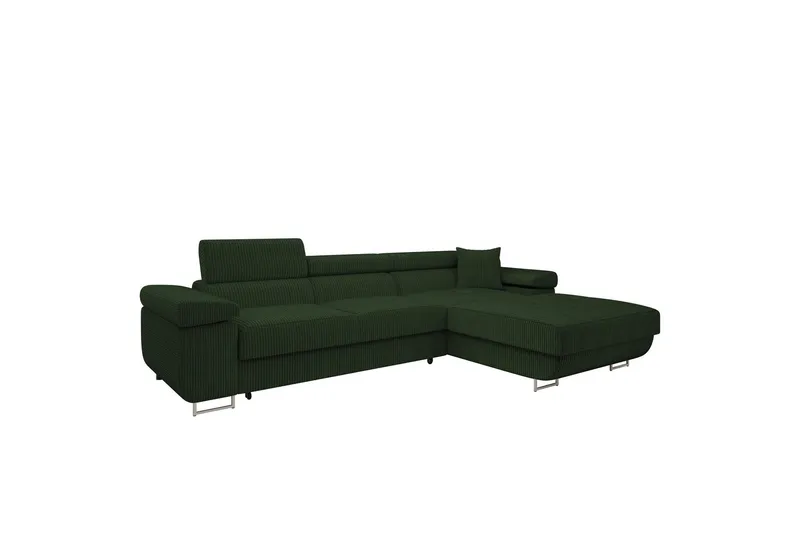 Gabina Soffa med Divan 3-sits - Grön (Art.nr 3069123) — Grön