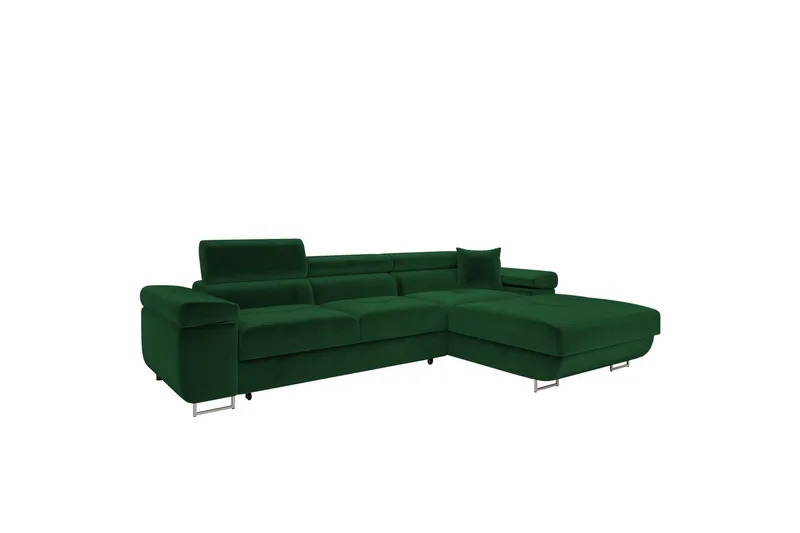 Gabina Soffa med Divan 3-sits - Grön (Art.nr 3068928) — Grön