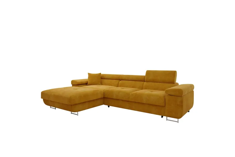 Gabina Soffa med Divan 3-sits - Gul (Art.nr 3069199) — Gul