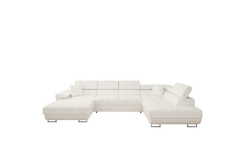 Gabina Soffa med Divan och Schäslong 4-sits - Vit (Art.nr 3068865) — Vit