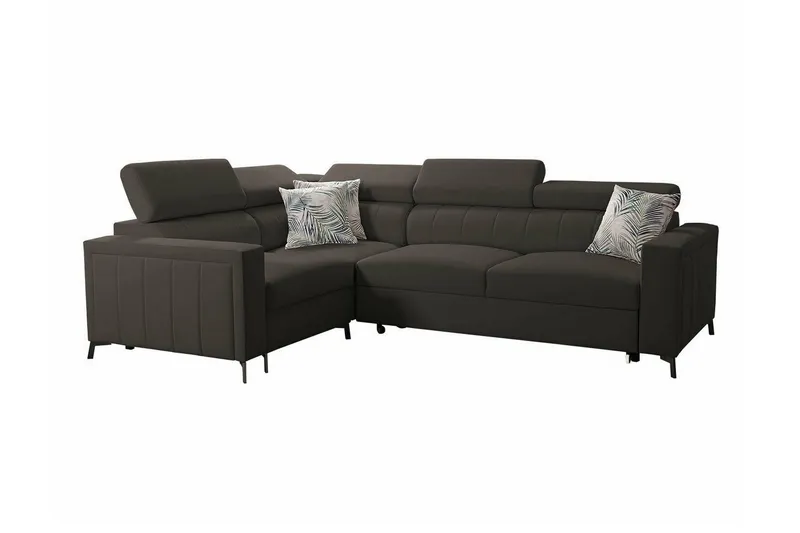 Galbally 3-sits Hörnbäddsoffa Dark brown (Art.nr 3021596)