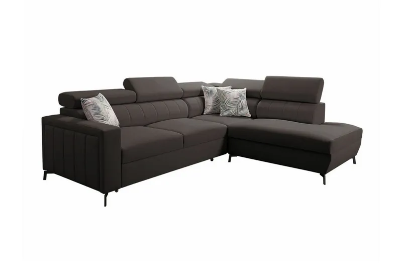 Galbally 3-sits Hörnbäddsoffa Dark brown (Art.nr 3021605)
