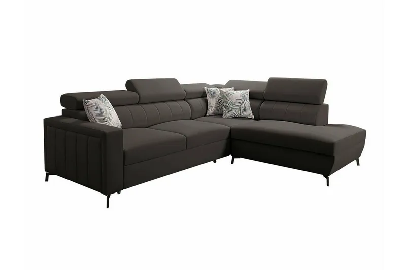 Galbally 3-sits Hörnbäddsoffa Dark brown (Art.nr 3021615)