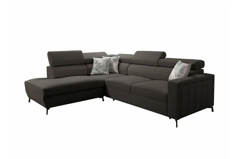 Galbally 3-sits Hörnbäddsoffa Dark brown (Art.nr 3021616)