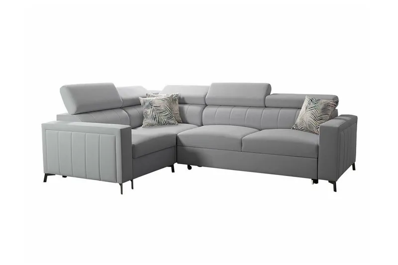 Galbally 3-sits Hörnbäddsoffa Ljusgrå (Art.nr 3021592)
