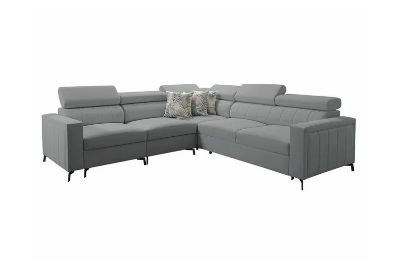 Galbally 4-sits Hörnbäddsoffa Ljusgrå (Art.nr 3021622)