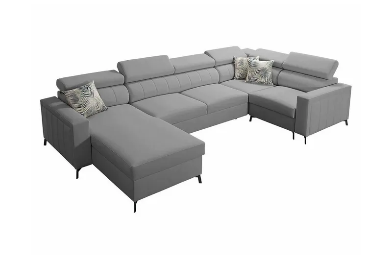 Galbally 5-sits Hörnbäddsoffa Grey