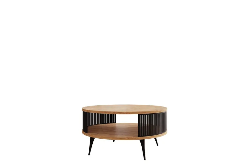 Galia Soffbord 75 cm - Svart/Beige — Svart/Beige