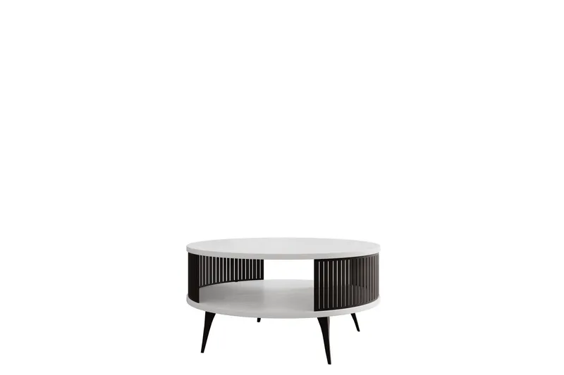 Galia Soffbord 75 cm - Svart/Vit (Art.nr 3067908) — Svart/Vit