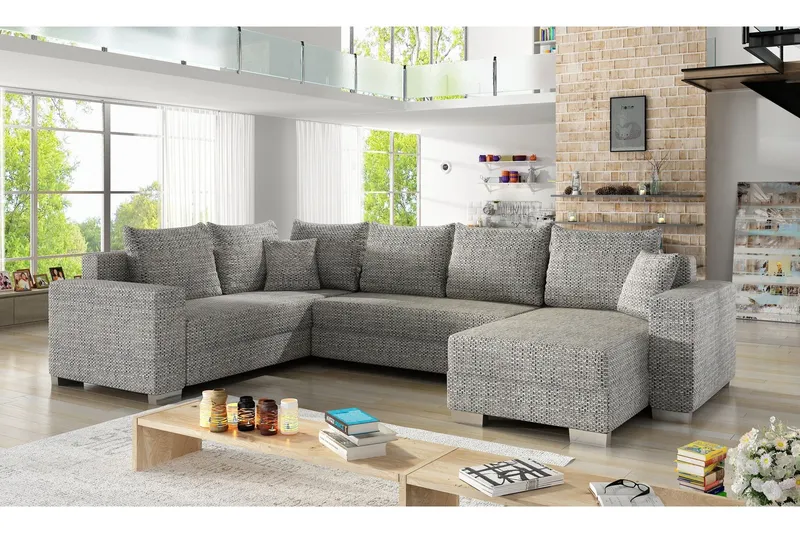Gallicanta Hörnbäddsoffa - Grå (Art.nr 696519) — Grå