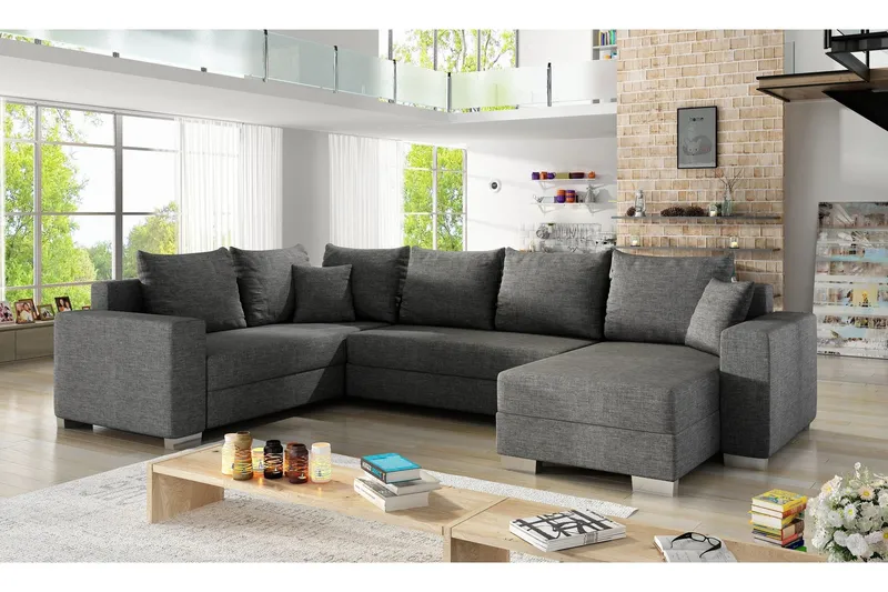 Gallicanta Hörnbäddsoffa - Grå (Art.nr 694565) — Grå