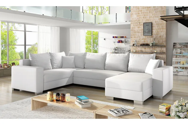 Gallicanta Hörnbäddsoffa - Vit (Art.nr 696476) — Vit