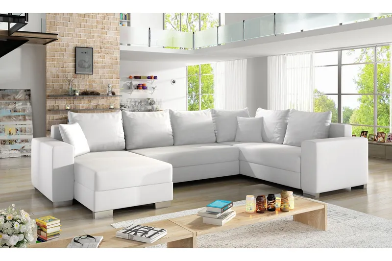 Gallicanta Hörnbäddsoffa - Vit (Art.nr 694616) — Vit