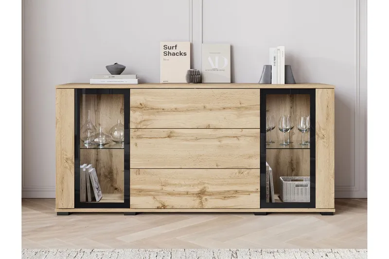 Gamal Skänk 150x40 cm - Brun (Art.nr 3099544) — Brun