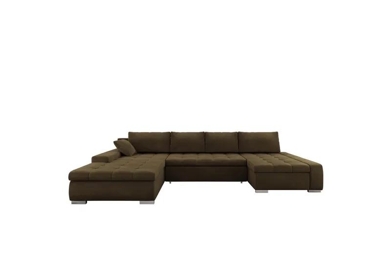 Gamal Soffa Dubbeldivan 4-sits - Brun (Art.nr 3068777) — Brun