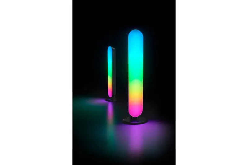 Game LED Bordslampa 2-pack svart RGB - Svart — Trio Lighting