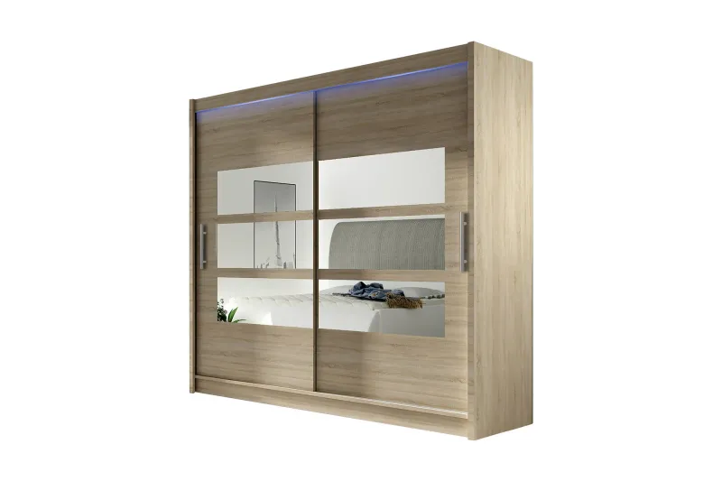 Garderob London 180x57x215 cm - Beige (Art.nr 491461) — Scandinavian Choice