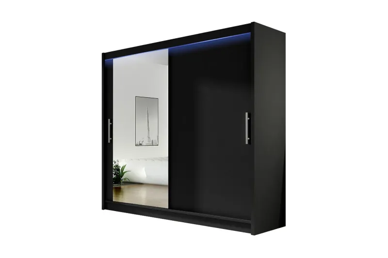 Garderob London 180x57x215 cm - Vit (Art.nr 491527) — Scandinavian Choice