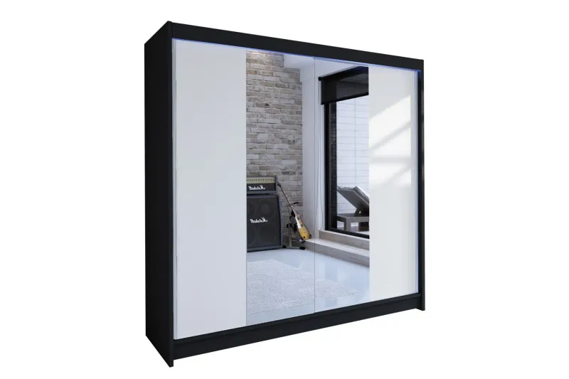 Garderob Talin 180x58x215 cm - Vit (Art.nr 460934) — Vit