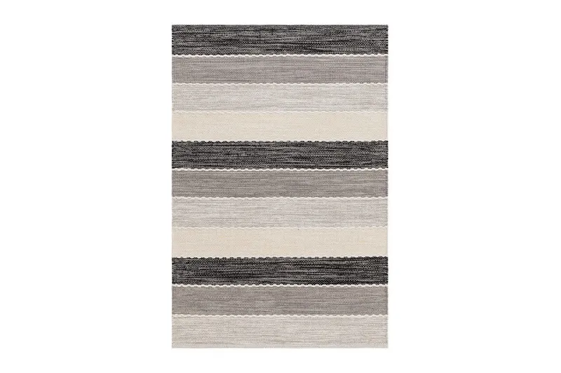 Garnmatta Båstad - 75x150 cm, Svart — KM Home