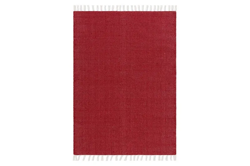 Garnmatta Line - 160x230 cm, Röd — KM Home