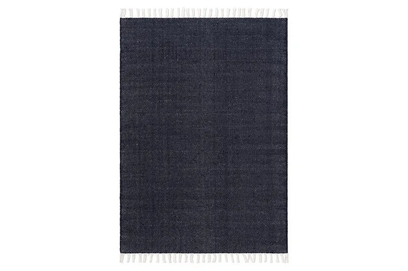 Garnmatta Line - 200x300 cm, Marinblå — KM Home