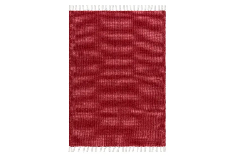 Garnmatta Line - 200x300 cm, Röd — KM Home