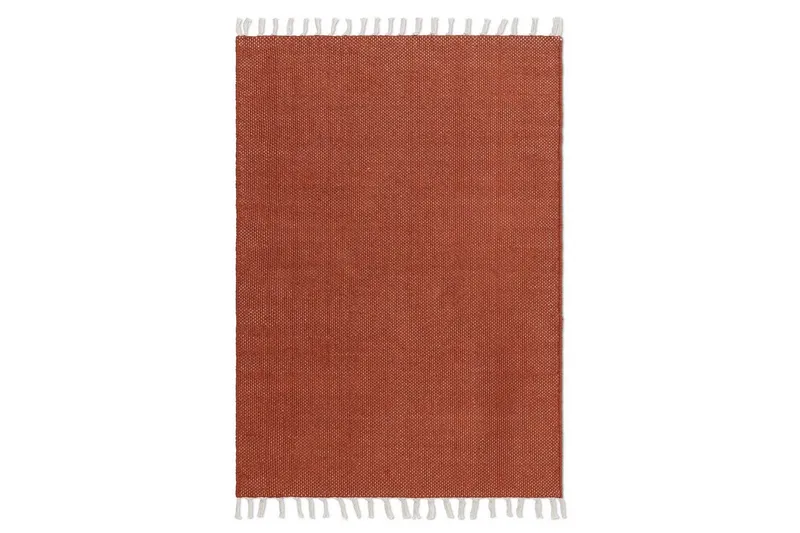 Garnmatta Line - 200x300 cm, Terracotta — KM Home