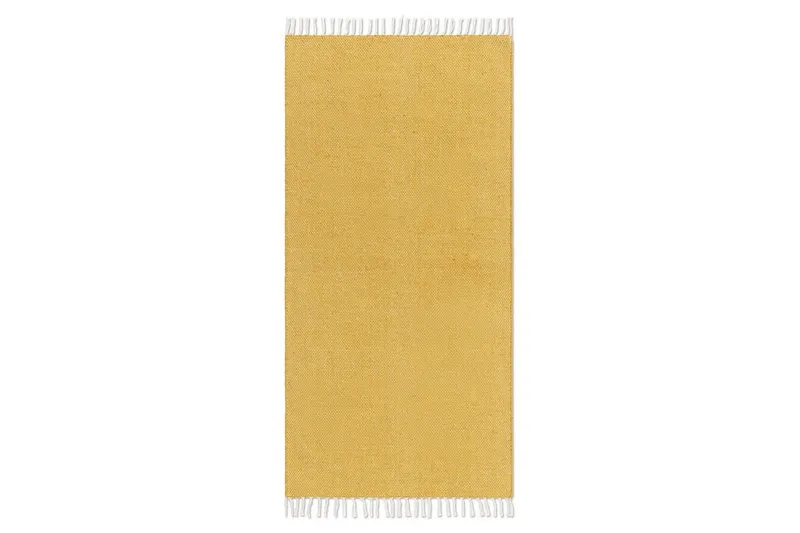 Garnmatta Line - 75x220 cm, Gul — KM Home